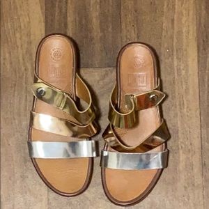 Sandals.